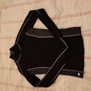 Black half zip Athleta sweater xxs